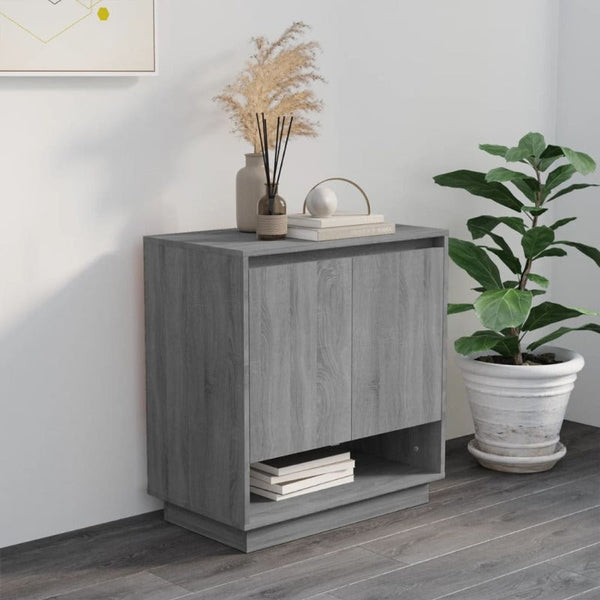 Sideboard Grey Sonoma 70X41x75 Cm Engineered Wood Sideboards & Buffets