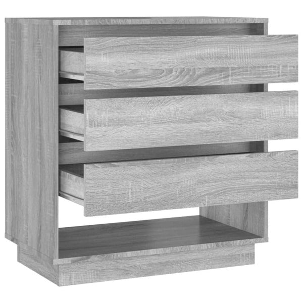 Sideboard Grey Sonoma 70X41x75 Cm Engineered Wood