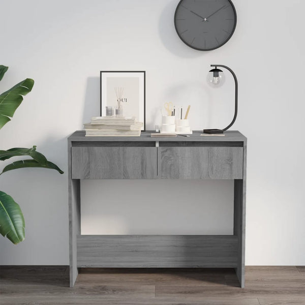 Console Table Grey Sonoma 89X41x76.5 Cm Engineered Wood Tables
