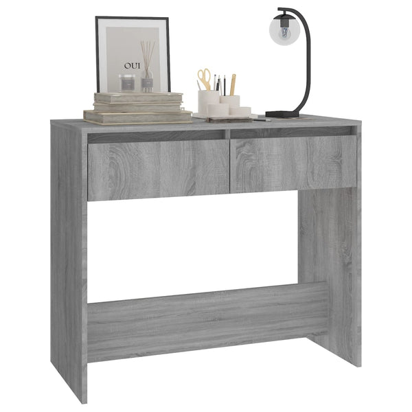 Console Table Grey Sonoma 89X41x76.5 Cm Engineered Wood Tables