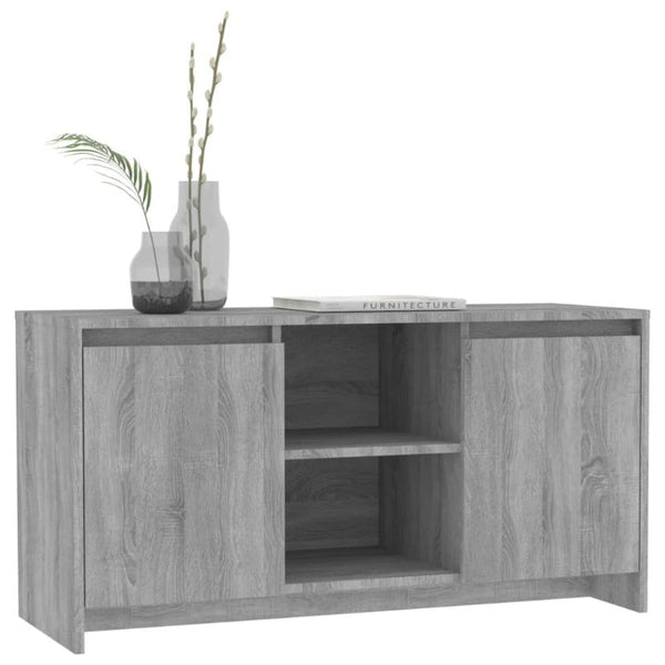 Tv Cabinet Grey Sonoma 102X37.5X52.5 Cm Engineered Wood
