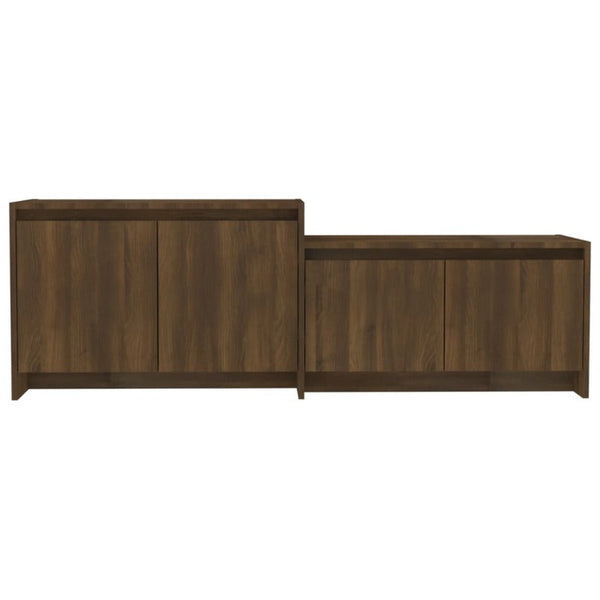 Tv Cabinet Brown Oak 146.5X35x50 Cm Engineered Wood Tv Stands & Entertainment Units