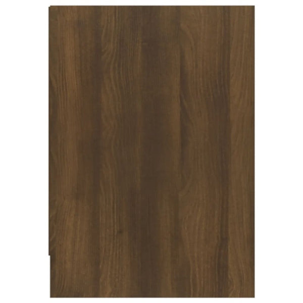 Tv Cabinet Brown Oak 146.5X35x50 Cm Engineered Wood