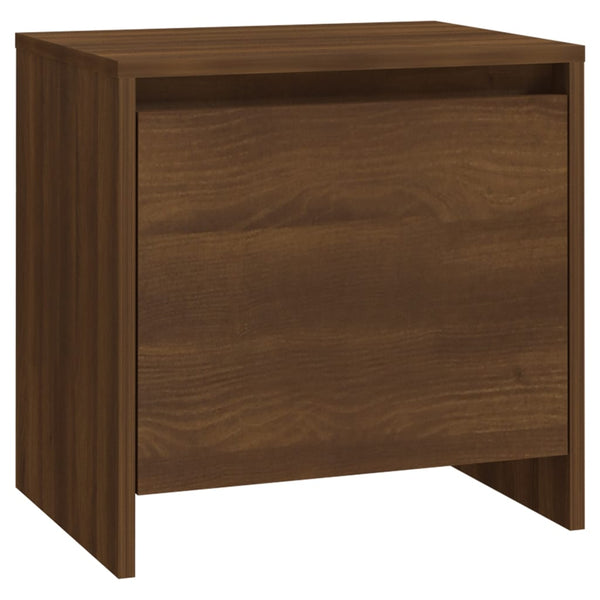 Bedside Cabinets 2 Pcs Brown Oak 45X34x44.5 Cm Engineered Wood