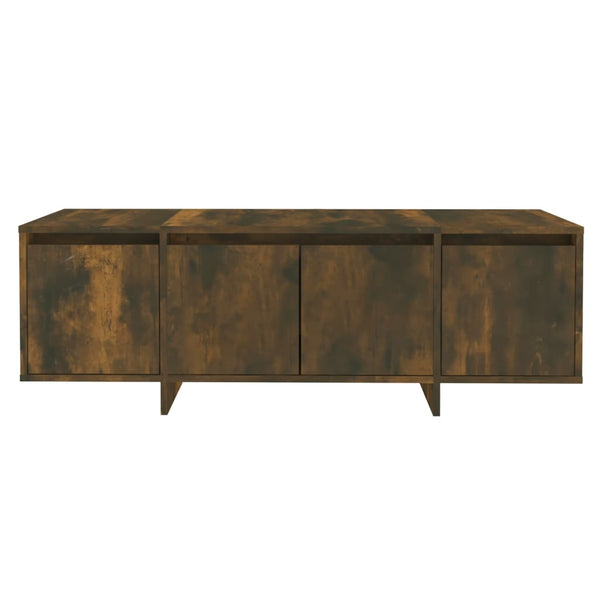 Tv Cabinet Smoked Oak 120X30x40.5 Cm Engineered Wood Tv Stands & Entertainment Units