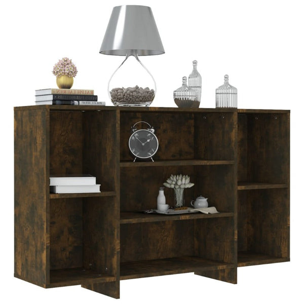 Sideboards & Buffets Sideboard Smoked Oak 120X30x75 Cm Engineered Wood
