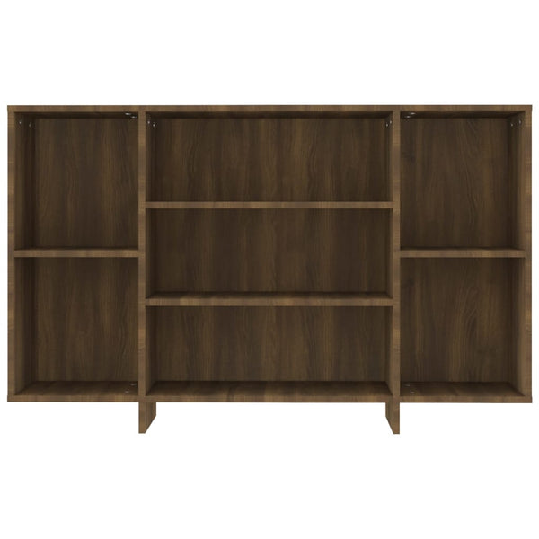 Sideboard Brown Oak 120X30x75 Cm Engineered Wood Sideboards & Buffets