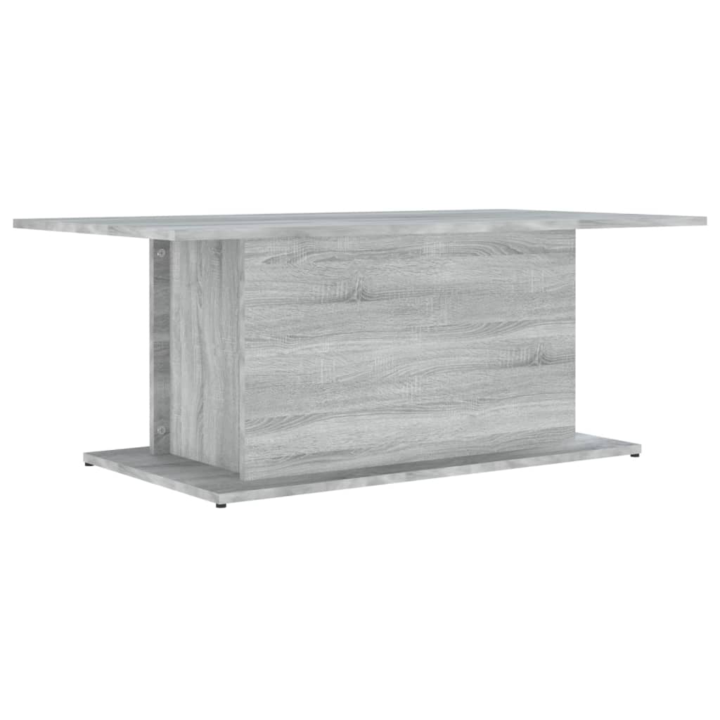 Coffee Table Grey Sonoma 102X55.5X40 Cm Engineered Wood Coffee Tables