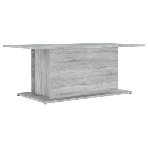 Coffee Table Grey Sonoma 102X55.5X40 Cm Engineered Wood Coffee Tables