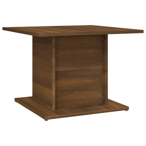 Coffee Table Brown Oak 55.5X55.5X40 Cm Engineered Wood Coffee Tables