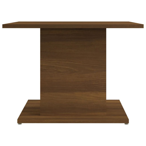 Coffee Table Brown Oak 55.5X55.5X40 Cm Engineered Wood Coffee Tables