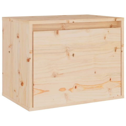 Wall Cabinet 45X30x35 Cm Solid Wood Pine