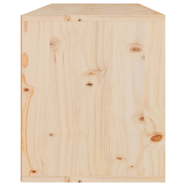 Wall Cabinet 80X30x35 Cm Solid Wood Pine Cabinets & Cupboards