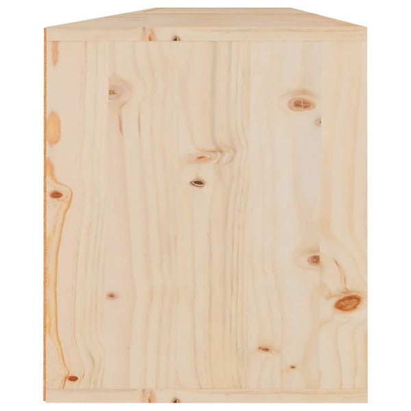 Wall Cabinets 2 Pcs 80X30x35 Cm Solid Wood Pine Cabinets & Cupboards
