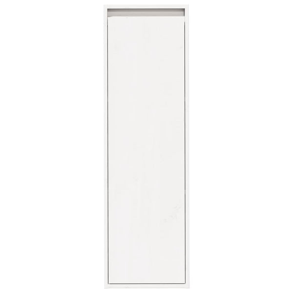 Wall Cabinet White 30X30x100 Cm Solid Wood Pine Cabinets & Cupboards