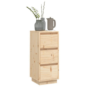 Sideboard 32X34x75 Cm Solid Wood Pine