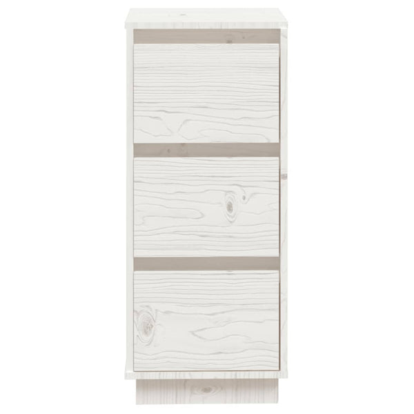 Sideboards 2 Pcs White 32X34x75 Cm Solid Wood Pine Sideboards & Buffets