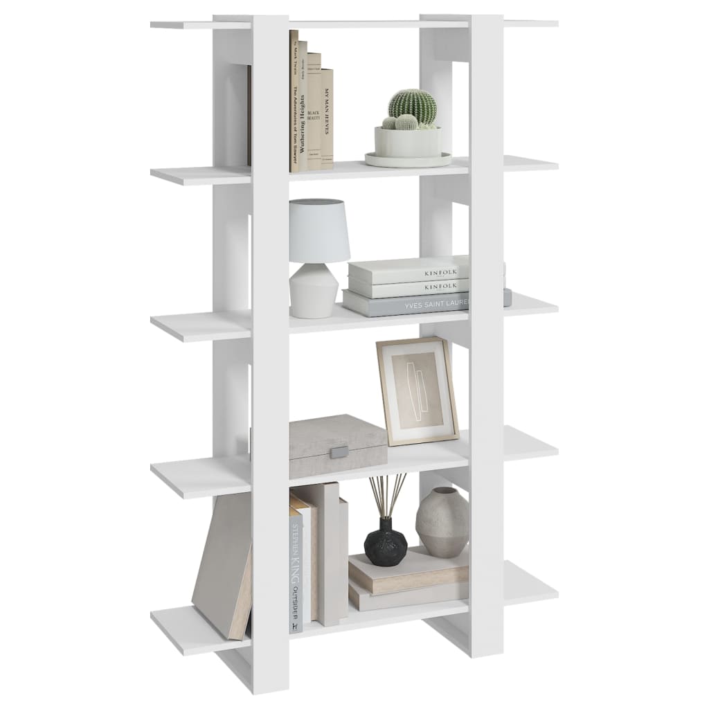 Book Cabinet/Room Divider White 100X30x160 Cm Bookshelves