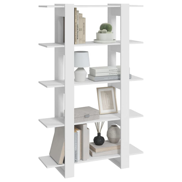 Book Cabinet/Room Divider White 100X30x160 Cm Bookshelves