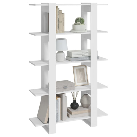 Book Cabinet/Room Divider White 100X30x160 Cm Bookshelves