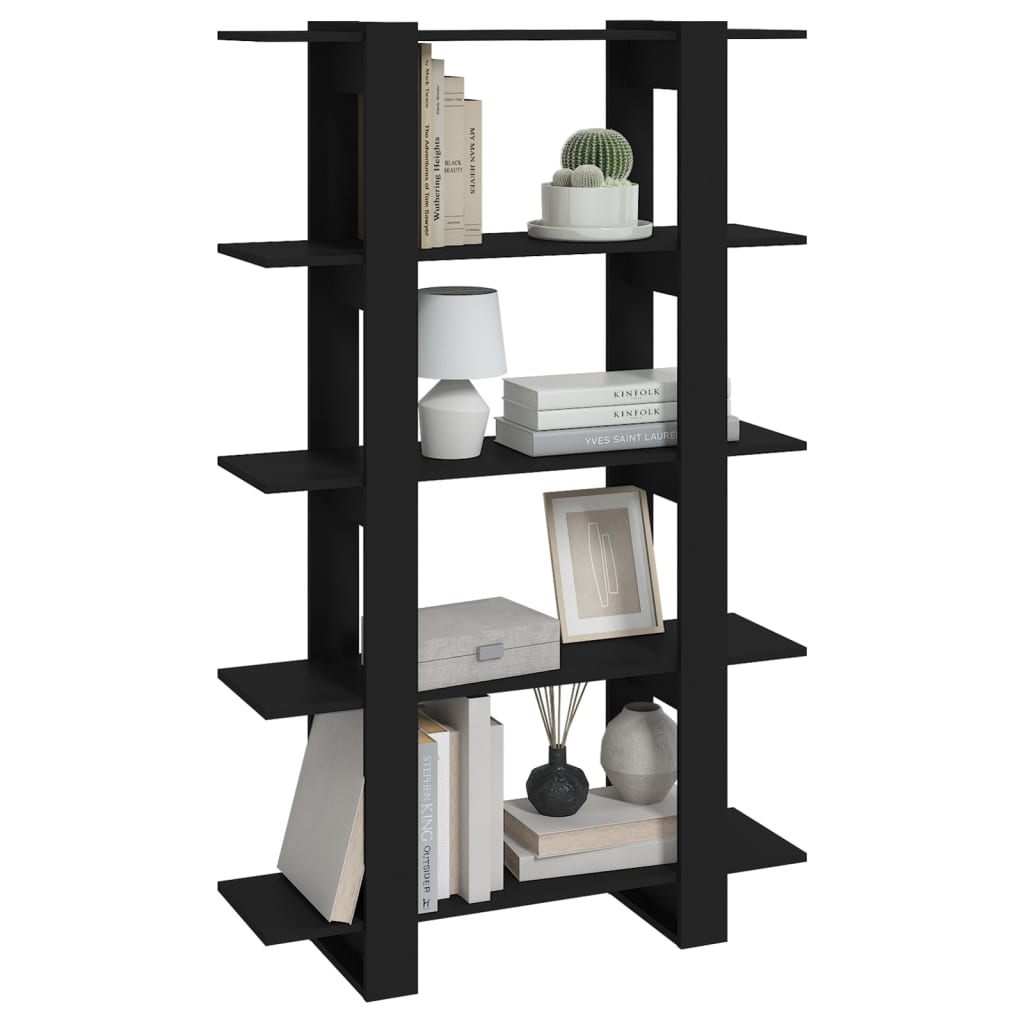 Book Cabinet/Room Divider Black 100X30x160 Cm Bookshelves