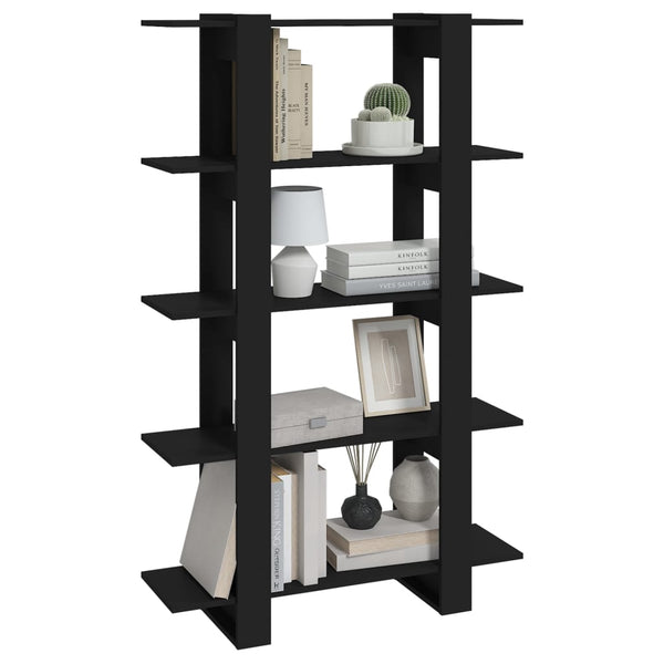 Book Cabinet/Room Divider Black 100X30x160 Cm Bookshelves