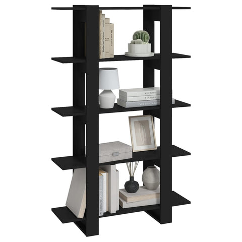 Book Cabinet/Room Divider Black 100X30x160 Cm Bookshelves