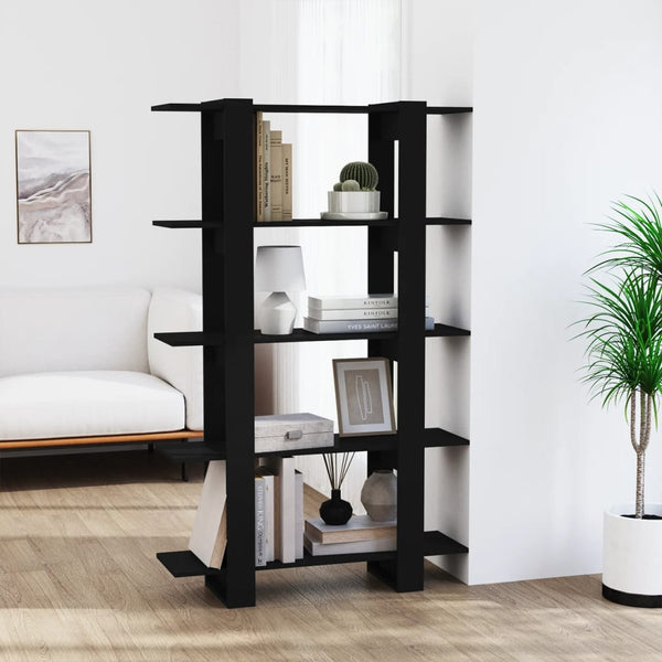 Book Cabinet/Room Divider Black 100X30x160 Cm Bookshelves