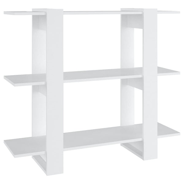 Book Cabinet/Room Divider White 100X30x87 Cm Bookshelves