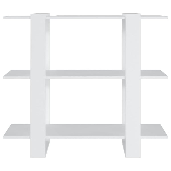 Book Cabinet/Room Divider White 100X30x87 Cm Bookshelves