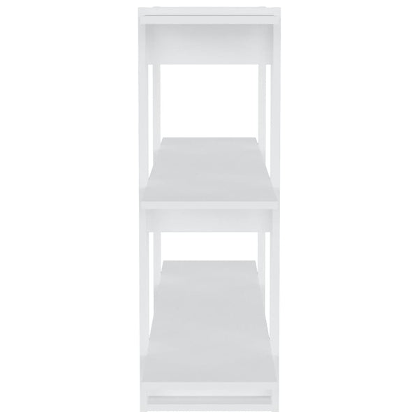 Book Cabinet/Room Divider White 100X30x87 Cm Bookshelves
