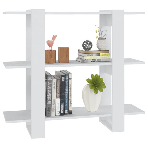 Book Cabinet/Room Divider White 100X30x87 Cm Bookshelves