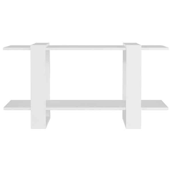 Book Cabinet White 100X30x51 Cm Engineered Wood Bookshelves