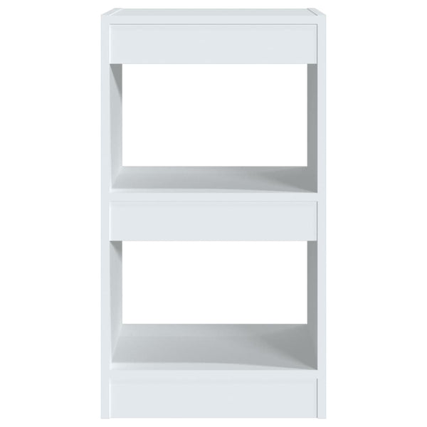 Book Cabinet/Room Divider White 40X30x72 Cm