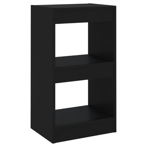 Book Cabinet/Room Divider Black 40X30x72 Cm