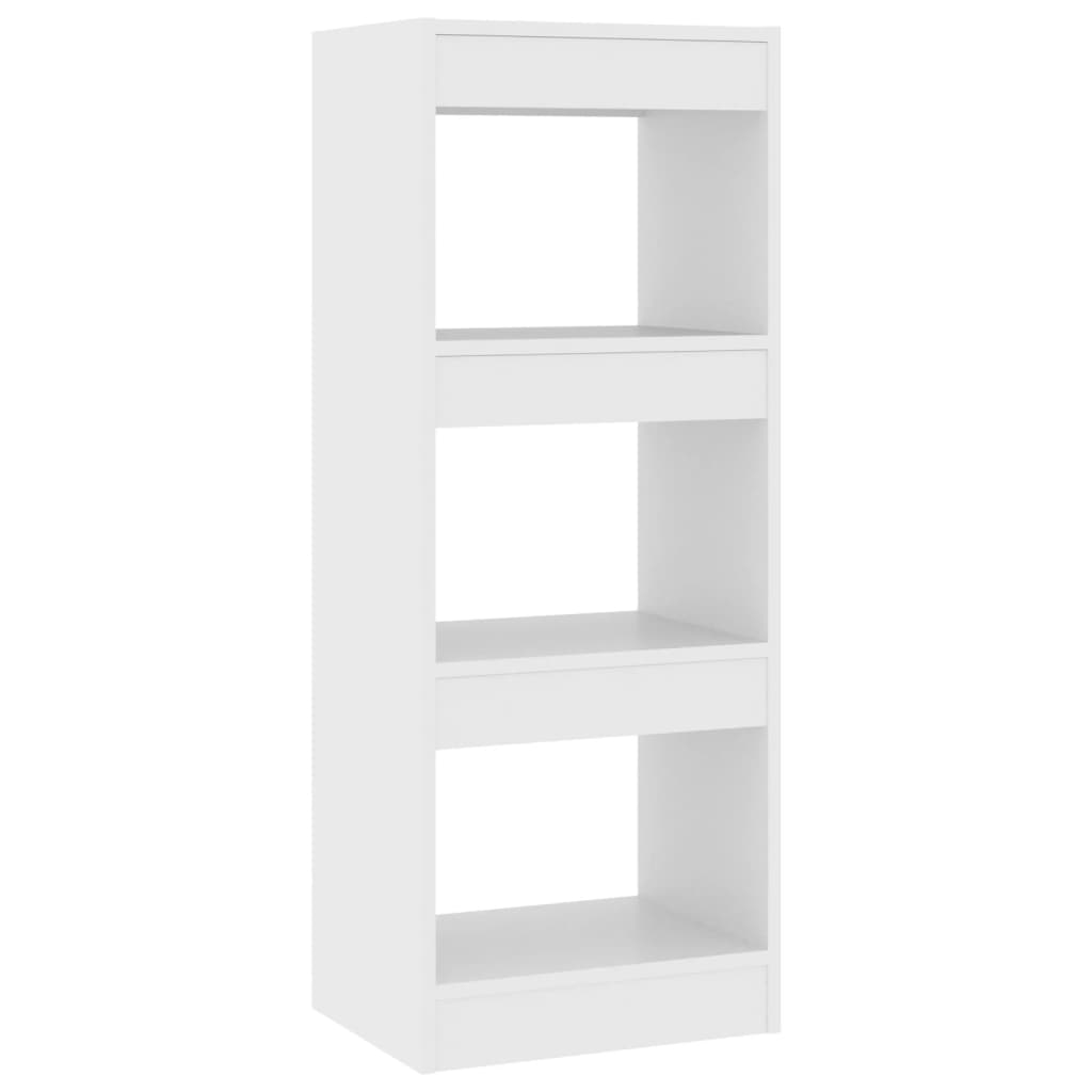 Book Cabinet/Room Divider White 40X30x103 Cm Engineered Wood Bookshelves
