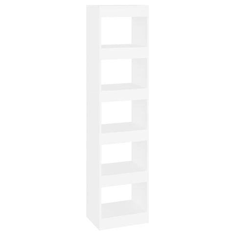 Book Cabinet/Room Divider White 40X30x166 Cm