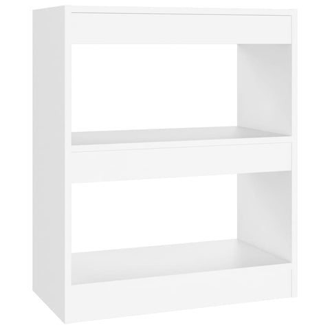 Book Cabinet/Room Divider White 60X30x72 Cm Bookshelves