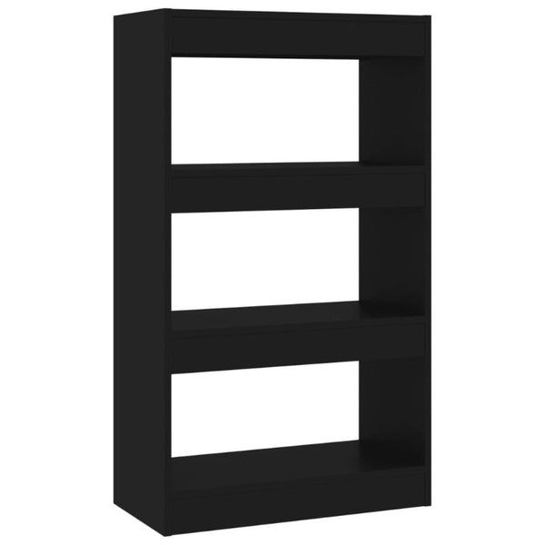 Vidaxl Book Cabinet/Room Divider Black 60X30x103 Cm Engineered Wood Bookshelves