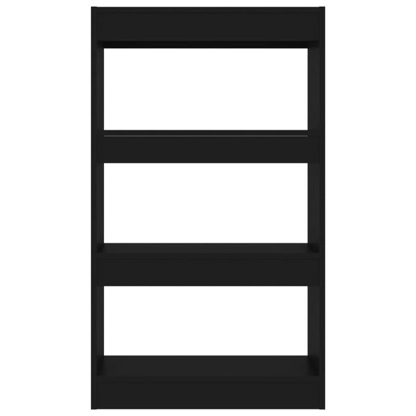 Vidaxl Book Cabinet/Room Divider Black 60X30x103 Cm Engineered Wood Bookshelves