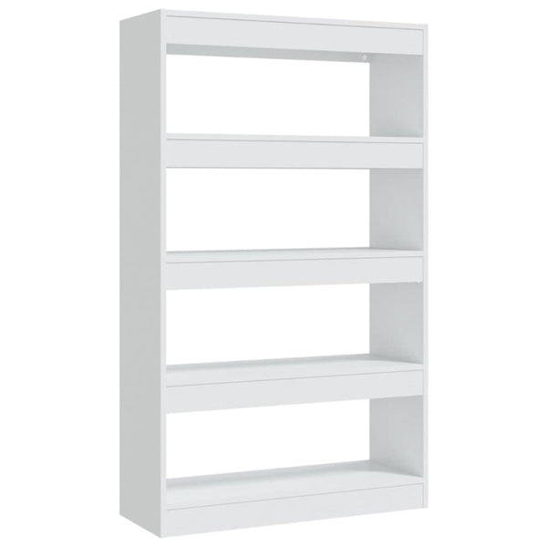 Vidaxl Book Cabinet/Room Divider White 80X30x135 Cm Engineered Wood Screens & Room Dividers