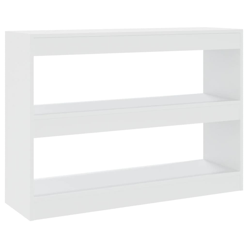 Book Cabinet/Room Divider White 100X30x72 Cm Bookshelves