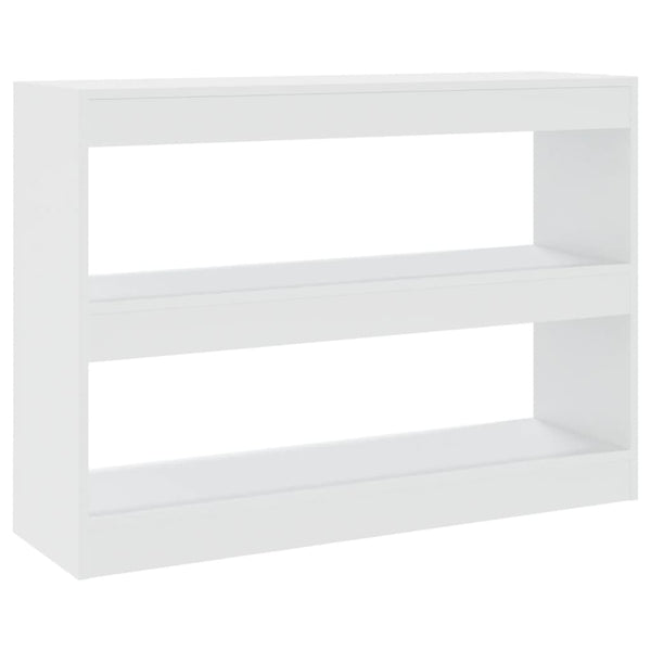 Book Cabinet/Room Divider White 100X30x72 Cm Bookshelves