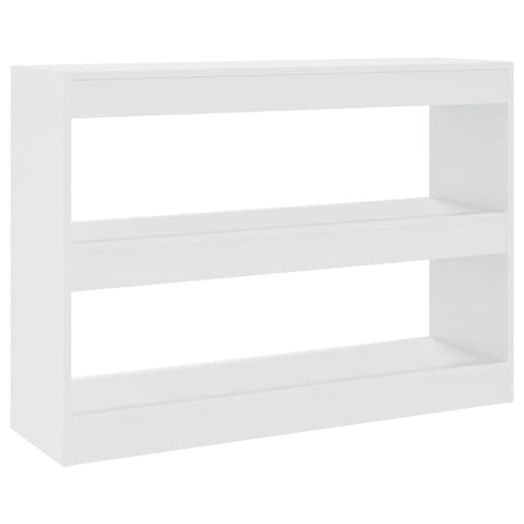 Book Cabinet/Room Divider White 100X30x72 Cm Bookshelves