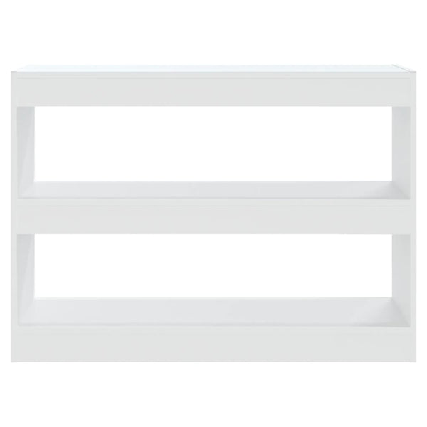 Book Cabinet/Room Divider White 100X30x72 Cm Bookshelves