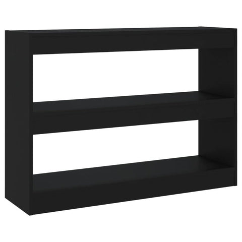 Vidaxl Book Cabinet/Room Divider Black 100X30x72 Cm