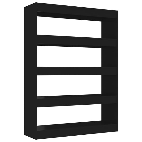 Book Cabinet/Room Divider Black 100X30x135 Cm Bookshelves
