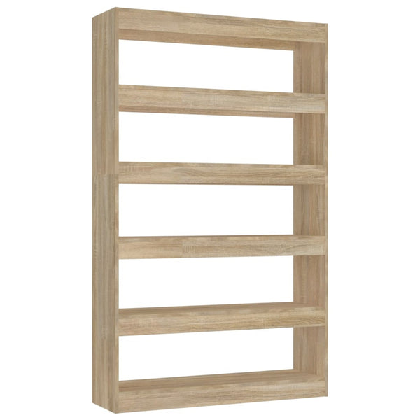 Book Cabinet/Room Divider Sonoma Oak 100X30x166 Cm Bookshelves