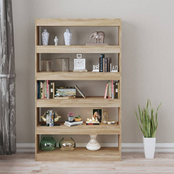 Book Cabinet/Room Divider Sonoma Oak 100X30x166 Cm Bookshelves