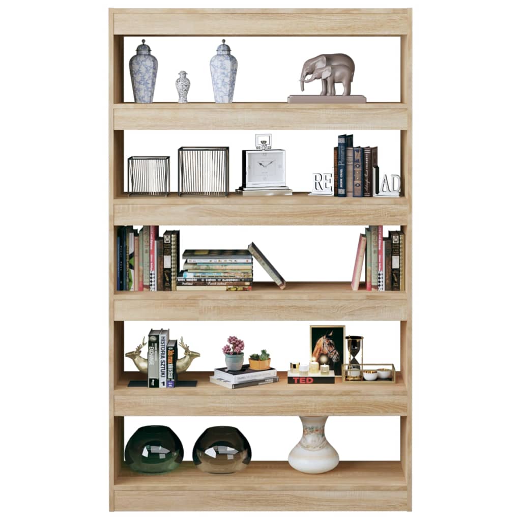 Book Cabinet/Room Divider Sonoma Oak 100X30x166 Cm Bookshelves